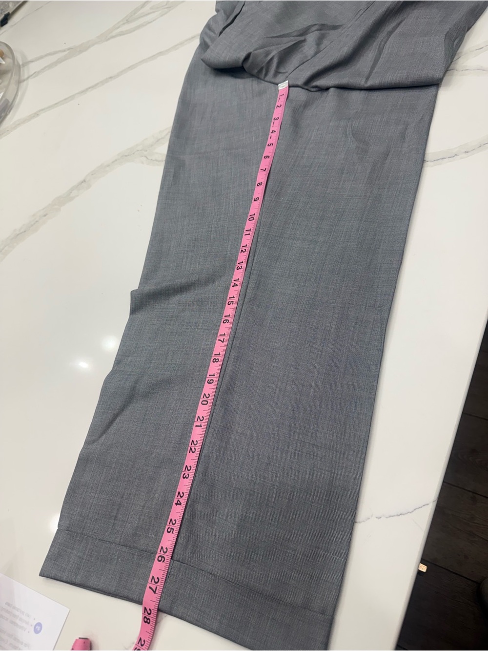 Gray Button-Front Stacy Adams Slacks - Picture 2 of 15